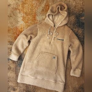 Avalanche Sherpa Fleece 1/4 Zip Hooded Pullover